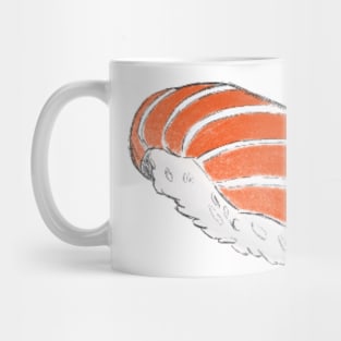 Sushi salmon sticker Mug